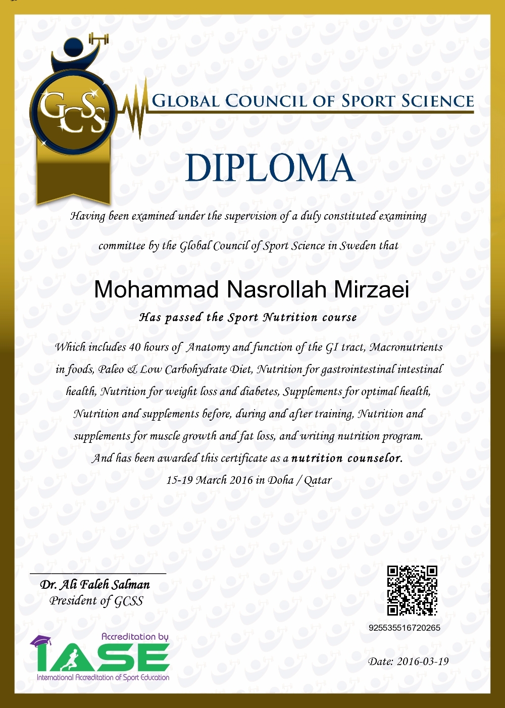 Mohammad Nasrollah Mirzaei